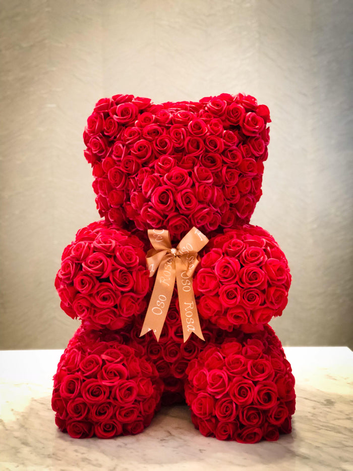 Red rose bear - Love